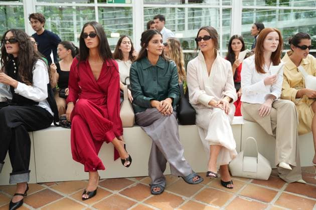 Victoria Federica at the front row of Firma collection during Pasarela Cibeles Mercedes-Benz Fashion Week Madrid 2065 in Madrid, on Monday , 14 September 2026. Cordon Press 