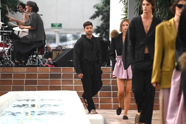 Adolfo Domínguez Fashion Show at MBFWM Singer Pablo Alborán walks the runway for Adolfo Domínguez during Mercedes-Benz Fashion Week at the Invernadero of the Palacio de Cristal in Arganzuela on September 14, 2026, in Madrid, Spain FASHION CELEBRITIES FASHION SHOW BRAND ADOLFO DOMÍNGUEZ José Madrid Madrid, Spain  Copyright: xJosÃ xOlivax 7774793