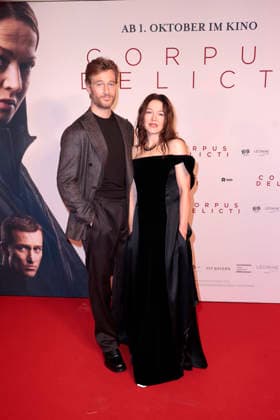 Alexander Fehling und Hannah Herzsprung bei der Corpus Delicti Kino Premiere am 14.09.2026 im Delphi Filmpalast in Berlin Alexander Fehling and Hannah Herzsprung attend the premiere of Corpus Delicti on September 14, 2026 at Delphi Filmpalast in Berlin, Germany Corpus Delicti Filmpremiere in Berlin