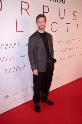 Alexander Fehling attends the premiere of Corpus Delicti on September 14, 2026 at Delphi Filmpalast in Berlin, Germany Movie Premiere of Corpus Delicti in Berlin, Germany