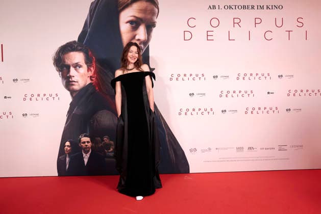 Hannah Herzsprung attends the premiere of Corpus Delicti on September 14, 2026 at Delphi Filmpalast in Berlin, Germany Movie Premiere of Corpus Delicti in Berlin, Germany