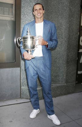 NEW YORK, NY- SEPTEMBER 14: U.S. Open Men™s Tennis champion Alexander Zverev seen after an appearance on ESPN on September 14, 2026 in New York City. Copyright: xRWx