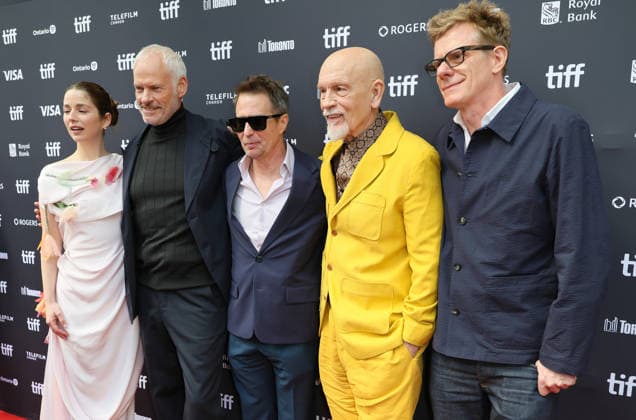 Mariana di Girolamo, Graham Broadbent, Sam Rockwell, John Malkovich, Martin McDonagh At the premiere of Wild Horse Nine At The Princess Of Wales Theatre as part of the 2026 Toronto International Film Festival on September 14, 2026 in Toronto, Canada. Copyright: xHumbertoxServin Clasos MediaPunchx