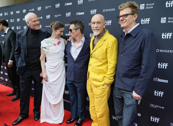 Mariana di Girolamo, Graham Broadbent, Sam Rockwell, John Malkovich, Martin McDonagh At the premiere of Wild Horse Nine At The Princess Of Wales Theatre as part of the 2026 Toronto International Film Festival on September 14, 2026 in Toronto, Canada. Copyright: xHumbertoxServin Clasos MediaPunchx