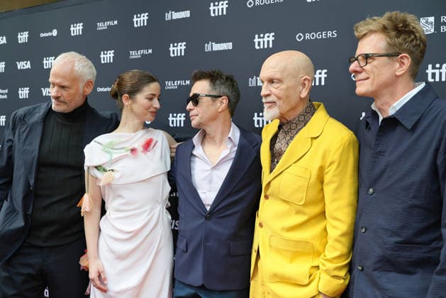 Mariana di Girolamo, Graham Broadbent, Sam Rockwell, John Malkovich, Martin McDonagh At the premiere of Wild Horse Nine At The Princess Of Wales Theatre as part of the 2026 Toronto International Film Festival on September 14, 2026 in Toronto, Canada. Copyright: xHumbertoxServin Clasos MediaPunchx