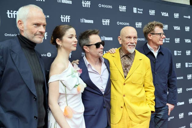 Mariana di Girolamo, Graham Broadbent, Sam Rockwell, John Malkovich, Martin McDonagh At the premiere of Wild Horse Nine At The Princess Of Wales Theatre as part of the 2026 Toronto International Film Festival on September 14, 2026 in Toronto, Canada. Copyright: xHumbertoxServin Clasos MediaPunchx