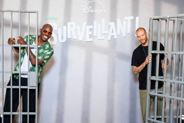 Surveillant Photocall - Paris Jean-Pascal Zadi and John Wax attend the photocell for the premiere of Surveillant held at Le Grand Rex on September 14, 2026 in Paris, France. Photo by David Boyer ABACAPRESS.COM Paris France  Copyright: xBoyerxDavid ABACAx