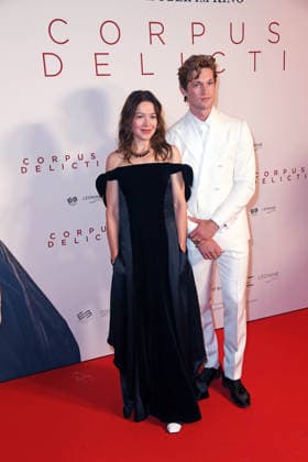 Hannah Herzsprung, Damian Hardung bei der Premiere des Kinofilms CORPUS DELICTI im Delphi Filmpalast in Berlin am 14.09.2026