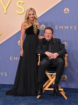 78th Primetime Emmy Awards - Press Room Michael J. Fox and Tracy Pollan in the press room at the 78th Primetime Emmy Awards held at the Peacock Theater on September 14, 2026 in Los Angeles, California. Los Angeles Peacock Theater California USA Copyright: xTammiexArroyo AFF-USA.comx