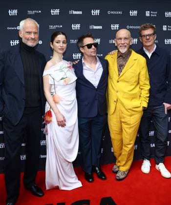 Martin McDonagh, Mariana di Girolamo, Sam Rockwell, John Malkovich, Graham Broadbent at arrivals for WILD HORSE NINE Premiere at the Toronto International Film Festival (TIFF) 2026, The Princess Of Wales Theatre, Toronto, ON, September 14, 2026. Photo By: JA Everett Collection WILD HORSE NINE Premiere at the Toronto International Film Festival (TIFF) 2026 PUBLICATIONXNOTxINxCANxCHNxFRAxITAxJPNxNORxPOLxRUSxESPxUKxUSA