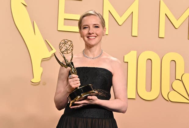 78th Primetime Emmy Awards - Press Room Katie Dippold in the press room at the 78th Primetime Emmy Awards held at the Peacock Theater on September 14, 2026 in Los Angeles, California. Los Angeles Peacock Theater California USA Copyright: xTammiexArroyo AFF-USA.comx
