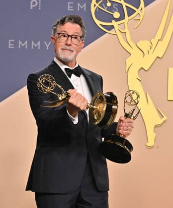78th Primetime Emmy Awards - Press Room Stephen Colbert in the press room at the 78th Primetime Emmy Awards held at the Peacock Theater on September 14, 2026 in Los Angeles, California. Los Angeles Peacock Theater California USA Copyright: xTammiexArroyo AFF-USA.comx