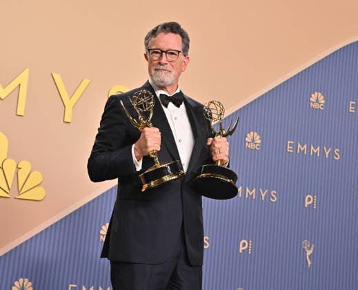 78th Primetime Emmy Awards - Press Room Stephen Colbert in the press room at the 78th Primetime Emmy Awards held at the Peacock Theater on September 14, 2026 in Los Angeles, California. Los Angeles Peacock Theater California USA Copyright: xTammiexArroyo AFF-USA.comx