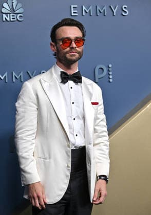 Thomas Doherty arrives for the 78th annual Primetime Emmy Awards at the Peacock Theater in Los Angeles on Monday, September 14, 2026.  LAP20260914760 CHRISxCHEW