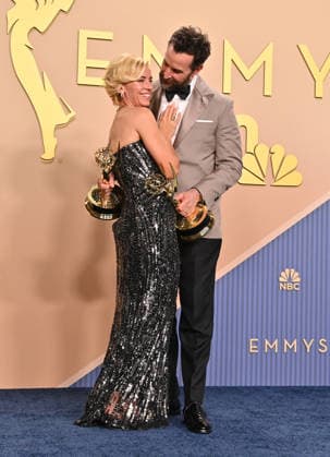 78th Primetime Emmy Awards - Press Room Sara Wells and Noah Wyle in the press room at the 78th Primetime Emmy Awards held at the Peacock Theater on September 14, 2026 in Los Angeles, California. Los Angeles Peacock Theater California USA Copyright: xTammiexArroyo AFF-USA.comx