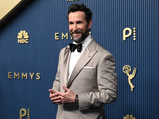 Noah Wylie arrives for the 78th annual Primetime Emmy Awards at the Peacock Theater in Los Angeles on Monday, September 14, 2026.  LAP20260914870 JohnxMcCoy