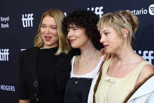 Lea Seydoux, Marie Kreutzer, Jella Haase at arrivals for GENTLE MONSTER Premiere at the Toronto International Film Festival (TIFF) 2026, Royal Alexandra Theatre, Toronto, ON, September 14, 2026. Photo By: JA Everett Collection GENTLE MONSTER Premiere at the Toronto International Film Festival (TIFF) 2026 PUBLICATIONXNOTxINxCANxCHNxFRAxITAxJPNxNORxPOLxRUSxESPxUKxUSA
