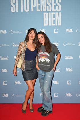 Si Tu Penses Bien Premiere - Paris Jeanne Damas and Sarah Stagliano attending the premiere of the movie ‘Si tu penses bien’, held at MK2 Quai de Loire cinema, in Paris, France, on September 14th, 2026. Photo by Mireille Ampilhac ABACAPRESS.COM Paris France  Copyright: xAmpilhacxMireille ABACAx