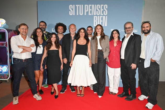Si Tu Penses Bien Premiere - Paris David Lambert, Patrick Quinet, Alicia Hava, William Lebghil, Christian Benedetti, Geraldine Nakache, Rabah Nait Oufella, Monia Chokri, Mina Kavani, Daniel Cohen and Oussama Kheddam attending the premiere of the movie ‘Si tu penses bien’, held at MK2 Quai de Loire cinema, in Paris, France, on September 14th, 2026. Photo by Mireille Ampilhac ABACAPRESS.COM Paris France Copyright: xAmpilhacxMireille ABACAx