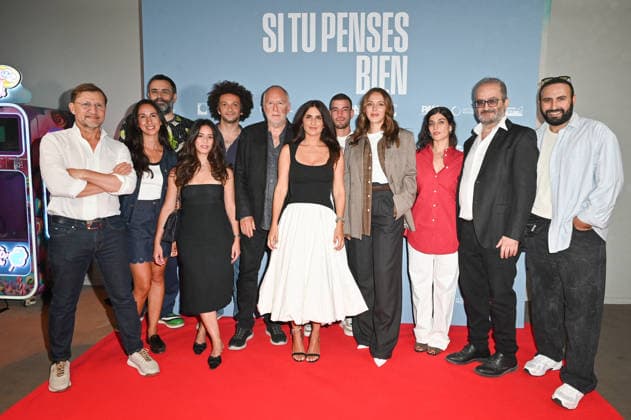 Si Tu Penses Bien Premiere - Paris David Lambert, Patrick Quinet, Alicia Hava, William Lebghil, Christian Benedetti, Geraldine Nakache, Rabah Nait Oufella, Monia Chokri, Mina Kavani, Daniel Cohen and Oussama Kheddam attending the premiere of the movie ‘Si tu penses bien’, held at MK2 Quai de Loire cinema, in Paris, France, on September 14th, 2026. Photo by Mireille Ampilhac ABACAPRESS.COM Paris France Copyright: xAmpilhacxMireille ABACAx