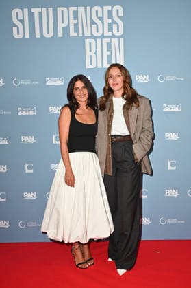 Si Tu Penses Bien Premiere - Paris Geraldine Nakache and Monia Chokri attending the premiere of the movie ‘Si tu penses bien’, held at MK2 Quai de Loire cinema, in Paris, France, on September 14th, 2026. Photo by Mireille Ampilhac ABACAPRESS.COM Paris France  Copyright: xAmpilhacxMireille ABACAx