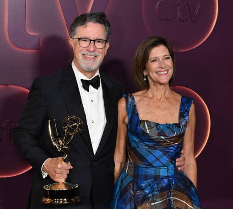Apple TV+™s Primetime Emmy Party Stephen Colbert and Evelyn McGee-Colbert arriving to Apple TV+™s Primetime Emmy Party held at NYA WEST on September 14, 2026 in Hollywood, CA. Hollywood NYA WEST California USA Copyright: xLeexWattx xAFF-USA.COMx