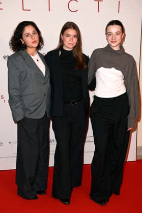 Deniz Akyüz, Phillis Lara Lau und Eva Marlen Hirschburger bei der Premiere des Kinofilms Corpus Delicti im Delphi Filmpalast. Berlin, 14.09.2026