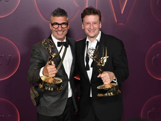 Apple TV+™s Primetime Emmy Party Paul Dinello and Barry Julien arriving to Apple TV+™s Primetime Emmy Party held at NYA WEST on September 14, 2026 in Hollywood, CA. Hollywood NYA WEST California USA Copyright: xLeexWattx xAFF-USA.COMx