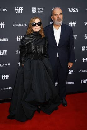 51st Toronto International Film Festival: Red carpet for the film All About Corinne ( Ni vue ni connue )—Isabelle Huppert and director Marc Fitoussi—459683, September 14, 2026, Toronto, Canada  Copyright: xIsabellexVautierx xStarfacex STAR_459683_008