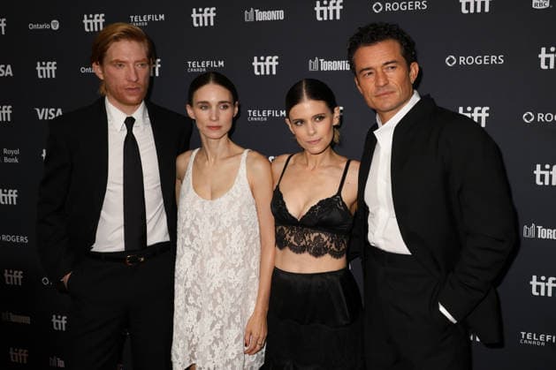 51st Toronto International Film Festival: Red carpet for the film Bucking Fastard featuring Domhnall Gleeson, Rooney Mara, Kate Mara, and Orlando Bloom. 459683, September 14, 2026, Toronto, Canada  Copyright: xIsabellexVautierx xStarfacex STAR_459683_109