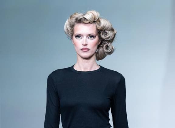 September 14, 2026, Bronx, New York, USA: A model walks runway during rehearsal for The Blonds 20th Anniversary by David and Phillipe Blond presented by Motorola Razr Spring Summer 27 fashion show during SS27 FW at Lavan in New York, NY on September 15, 2026. Bronx USA  - ZUMAr339 20260914_znp_r339_157 Copyright: xLevxRadinx