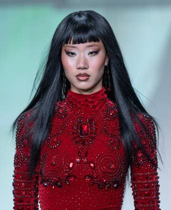 September 14, 2026, Bronx, New York, USA: A model walks runway for The Blonds 20th Anniversary by David and Phillipe Blond presented by Motorola Razr Spring Summer 27 fashion show during SS27 FW at Lavan in New York, NY on September 15, 2026. Bronx USA  - ZUMAr339 20260914_znp_r339_203 Copyright: xLevxRadinx