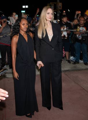 Celebrities outside the New York special film screening for Without Blood at the Village East Cinemas Featuring: Zahara Jolie, Angelina Jolie Where: New York, New York, United States When: 14 Sep 2026 Credit: Janet Mayer INSTARimages.com EDITORIAL USE ONLY. NOT FOR USE BY NEWSPAPERS BASED IN THE UK. Copyright: xx instar56020293