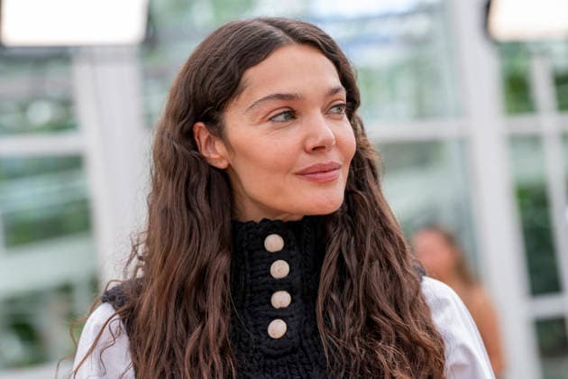 Ana Rujas attends the Simorra show at Mercedes-Benz Fashion Week Madrid. September 14,2026. (202609141319)
