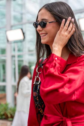 Victoria Federica attends the Simorra show at Mercedes-Benz Fashion Week Madrid. September 14,2026. (202609141334)