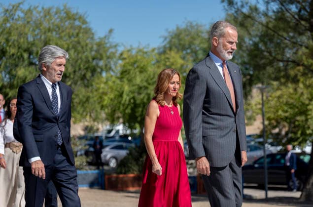 The King Presides Over the Opening of the 2026–2027 Academic Year at the National School of Civil Protection King Felipe VI, along with Interior Minister Fernando Grande Marlaska and Director General of Civil Protection and Emergencies Virginia Barcones, during the opening of the 2026–2027 academic year at the National School of Civil Protection, on September 15, 2026, in Rivas Vaciamadrid, Madrid, Spain. The King presided over the opening of the academic year to mark the renovation of the school’s facilities, where students will receive specialized civil protection training from the General State Administration and other entities with which the school maintains collaborative relationships. SEPTEMBER 15, 2026, Rivas Vaciamadrid, Madrid, Ri Copyright: xAlbertoxOrtegax 7775965