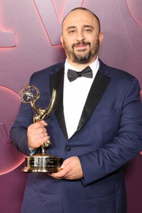 Apple TV s Primetime Emmy Party Red Carpet Bobak Esfarjani attends the 2026 Apple TV s Primetime Emmy Party red carpet at Nya Studios West in Los Angeles, California on 14 September 2026, Credit:Sadou Faye Faye Sadou Avalon Los Angeles, California  Copyright: xSadouxFayex xFayexSadoux xAvalonx 1134862830