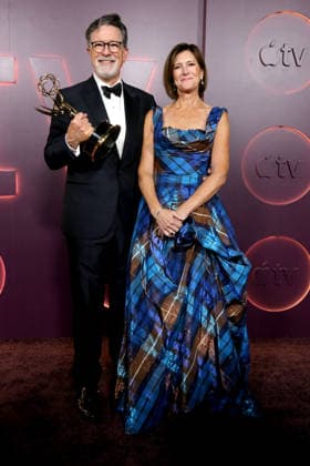 USA - 2026 Apple TV Post Emmy Party - Los Angeles LOS ANGELES - SEP 14: Stephen Colbert, Evelyn McGee Colbert at the 2026 Apple TV Post Emmy Party at the NYA Studios on September 14, 2026 in Los Angeles, CA Los Angeles CA USA  Copyright: xKathyxHutchinsx xHutchinsxPhotox
