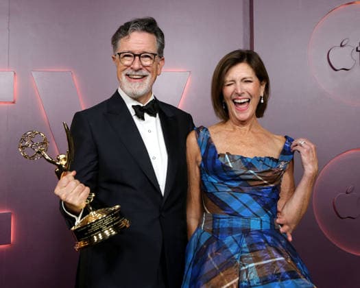 USA - 2026 Apple TV Post Emmy Party - Los Angeles LOS ANGELES - SEP 14: Stephen Colbert, Evelyn McGee Colbert at the 2026 Apple TV Post Emmy Party at the NYA Studios on September 14, 2026 in Los Angeles, CA Los Angeles CA USA  Copyright: xKathyxHutchinsx xHutchinsxPhotox