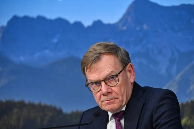 Johann Wadephul (Bundesaussenminister), Einzelbild,angeschnittenes Einzelmotiv,Portraet,Portrait,Porträt. Pressekonferenz nach Sitzung des Ministerrates in der im Prinz Carl Palais in Muenchen am 15.09.2026.