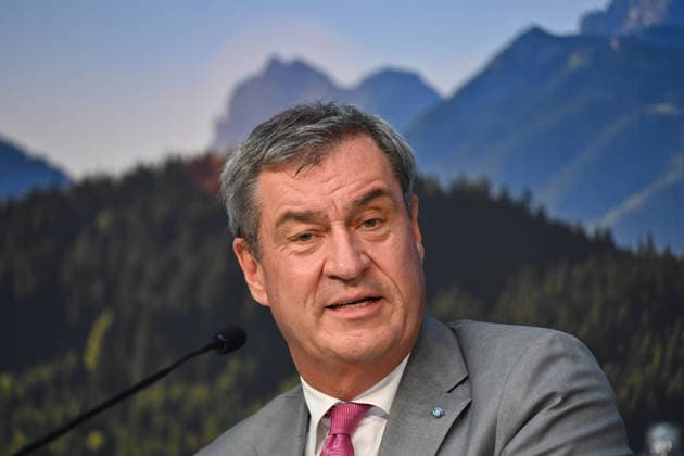 Markus SOEDER (Ministerpraesident Bayern und CSU Vorsitzender), Einzelbild,angeschnittenes Einzelmotiv,Portraet,Portrait,Porträt. Pressekonferenz nach Sitzung des Ministerrates in der im Prinz Carl Palais in Muenchen am 15.09.2026.
