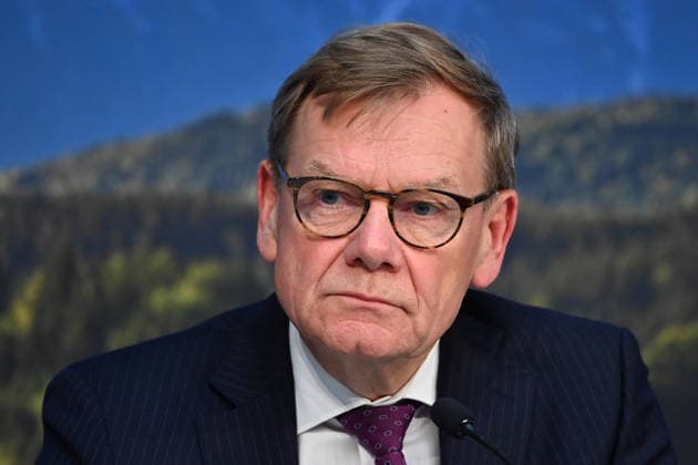 Johann Wadephul (Bundesaussenminister), Einzelbild,angeschnittenes Einzelmotiv,Portraet,Portrait,Porträt. Pressekonferenz nach Sitzung des Ministerrates in der im Prinz Carl Palais in Muenchen am 15.09.2026.