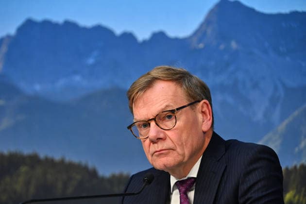 Johann Wadephul (Bundesaussenminister), Einzelbild,angeschnittenes Einzelmotiv,Portraet,Portrait,Porträt. Pressekonferenz nach Sitzung des Ministerrates in der im Prinz Carl Palais in Muenchen am 15.09.2026.