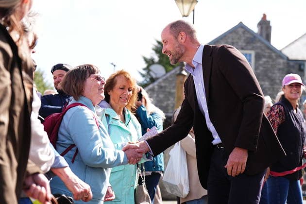 Duke of Cornwall visit to Dartmoor The Prince of Wales, who is known as the Duke of Cornwall whilst in Cornwall, meets members of the public during a visit to Princetown in Dartmoor to launch the new Princetown Community Fund. The new fund will make at least Å250,000 available to support locally led projects delivering social, economic and environmental benefit to the community of Princetown. Picture date: Tuesday September 15, 2026. PA Photo., Credit:Aaron Chown PA ROTA - B68 Avalon UK, Princetown  Copyright: xAaronxChownx xPAxROTAx-xB68x xAvalonx 1134907282