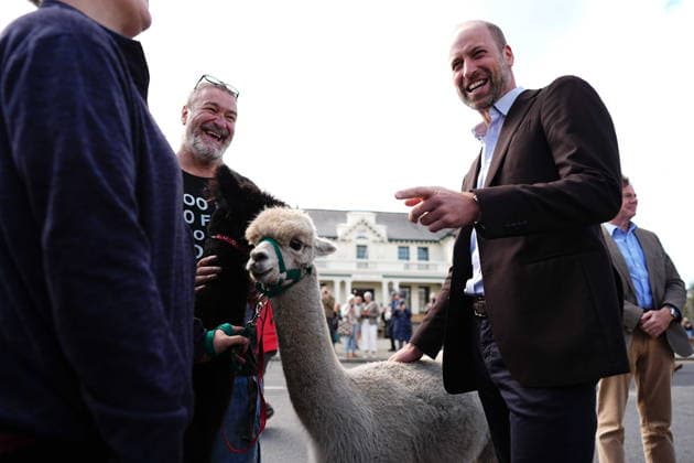 Duke of Cornwall visit to Dartmoor The Prince of Wales, who is known as the Duke of Cornwall whilst in Cornwall, meets an alpaca during a visit to Princetown in Dartmoor to launch the new Princetown Community Fund. The new fund will make at least Å250,000 available to support locally led projects delivering social, economic and environmental benefit to the community of Princetown. Picture date: Tuesday September 15, 2026. PA Photo., Credit:Aaron Chown PA ROTA - B68 Avalon UK, Princetown  Copyright: xAaronxChownx xPAxROTAx-xB68x xAvalonx 1134907377