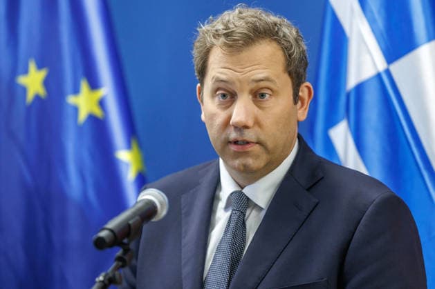Lars Klingbeil (SPD), Bundesfinanzminister bei einem Pressestatement mit dem Praesidenten der Eurogruppe Kyriakos Pierrakakis Lars Klingbeil (SPD), Bundesfinanzminister bei einem Pressestatement mit dem Praesidenten der Eurogruppe Kyriakos Pierrakakis im Finanzministerium am 15.09.2026 in Berlin. Berlin Berlin Deutschland Finanzministerium