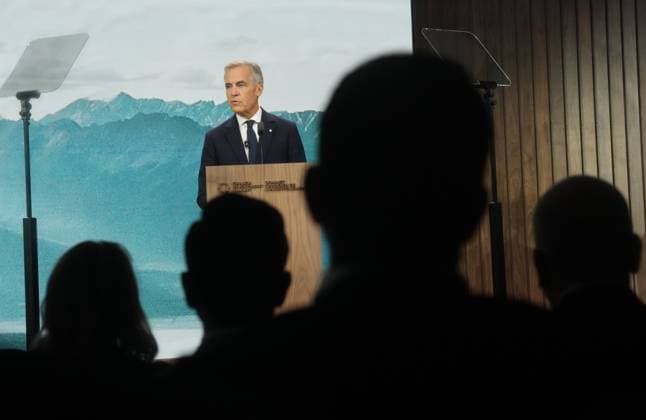 September 15, 2026, Toronto, On, Canada: Prime Minister Mark Carney delivers opening remarks during the start of the second day at the 2026 Canada Investment Summit in Toronto, on Tuesday, Sept. 15, 2026. Toronto Canada  - ZUMAc35_ 20260915_zaf_c35_004 Copyright: xNathanxDenettex
