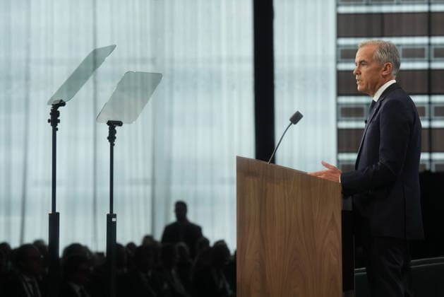 September 15, 2026, Toronto, On, Canada: Prime Minister Mark Carney delivers opening remarks during the start of the second day at the 2026 Canada Investment Summit in Toronto, on Tuesday, Sept. 15, 2026. Toronto Canada  - ZUMAc35_ 20260915_zaf_c35_005 Copyright: xNathanxDenettex