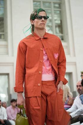 A model wears at collection runway a creation from Agatha Ruiz de la Prada during Pasarela Cibeles Mercedes-Benz Fashion Week Madrid 2026 in Madrid, on Tuesday , 15 September 2026. Cordon Press 