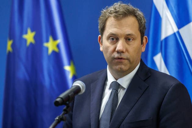 Lars Klingbeil (SPD), Bundesfinanzminister bei einem Pressestatement mit dem Praesidenten der Eurogruppe Kyriakos Pierrakakis Lars Klingbeil (SPD), Bundesfinanzminister bei einem Pressestatement mit dem Praesidenten der Eurogruppe Kyriakos Pierrakakis im Finanzministerium am 15.09.2026 in Berlin. Berlin Berlin Deutschland Finanzministerium